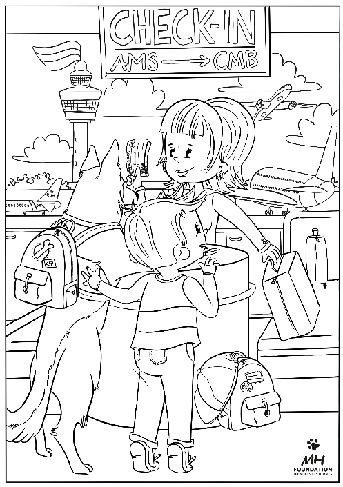 Coloring page 2 MH-Foundation