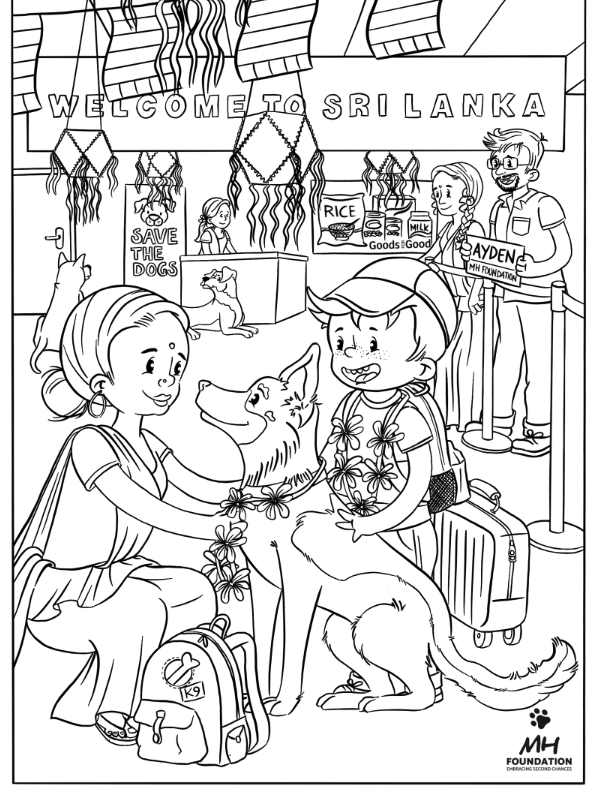 Coloring page 3 MH-Foundation