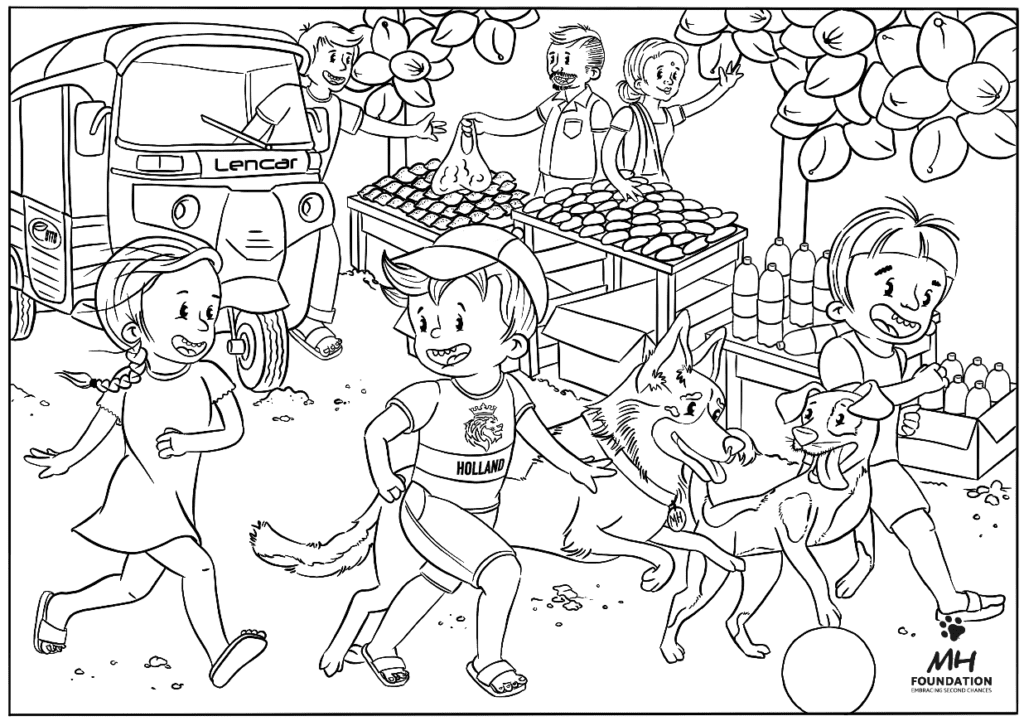 Coloring page 4 MH-Foundation